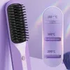 2 in 1 Wireless Hair Straightener Curler Comb Dryer and Straightening Brush 2600mAh Styling Appliance Crimper 240424