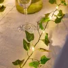 Decorazioni luci fate luci solari in acero ghirlanda esterna impermeabile 10 m/5m/2m lampada solare giardino natalizio giardino decorazione