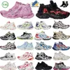 7.0 Runners Casual Sneaker Designer Track Shoes Brand Mens Women Bourgogne Dekonstruktionsplattform Fashion Size 35-46