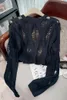 Женские свитера Y2K Hole Hollow Out Женщины Хараджуку Хай -стрит Свободные вязаные пуловки женщина 2024 Весна Лето Тонкие свитер