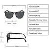 Outdoor Eyewear 1/2/3pcs Polarisierte Sonnenbrille Marke Design Männer Frauen fahren Square -Rahmen Sonnenbrillen Retro Mode -Radsportbrille UV400