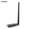 Kaarten Chaneve RTL8812AU CHIPSET 5GHz 1200 Mbps WiFi Adapter USB 3.0 Wireless Network Card + 5DBI -antenne voor Windows 7/8/10/Kali Linux