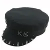 Diamond Letter Sboy Caps Mulheres planas Militray Caps Baker Boy Hat todos os estilos 240419