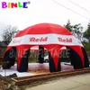 12m Grande tenda de aranha inflável de iglu, feira de feira de feira de tecido personalizado conto de arcons da marquise de tendas de gazebos