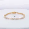 Настройка Gia Igi Сертифицировано 18K Lab Lab Lab Grown Diamond Link Chain Tennis Bracelet Женщины ювелирные изделия