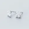 Stud Earrings MloveAcc 2024 Fashion 925 Sterling Silver Summer Cherry Clear CZ For Women Authentic Original Jewelry