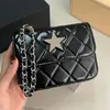 Mini Star Table torba 24c Luksusowa torba projektantka oryginalna skórzana torba damska łańcuch mody torba na ramię crossbody torba wysokiej jakości portfel Flip torebki talii