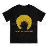 Camisetas masculinas khabib me enviam localização tshirt gráfico clássico khabib nurmagomedov boxeador Hawk Eagle Creative Tops de lazer camiseta Men Polyester T240425