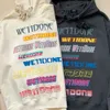 Welldone Hoodies Designer Sweatshirt Luxury Fashion Womens Hoodies Sweatshirts New Top Hooded Rainbow Letter Loose Casual Couple Hoodie