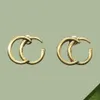 Earring Stud oorbellen Designer G Luxe sieraden Bijoux S925 Silver Pin Vintage Classic Letter Messing New Fashion High Quality Damesheren Gratis verzending Groothandel