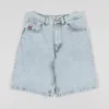 Męskie spodnie Polar Big Boy Shorts Y2K HARAJUU HIP HOP CARTOON GRAFIC GRAFIC Haft retro Blue Denim Gym Men Basketball