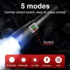 Original Flashlights Torches LED Flashlight Super Bright Rechargeable Torch Light Powerful Flashlight Self Defense Camping Work Flash Light