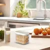 Bottiglie di stoccaggio Contenitore ermetico Contenitore di alimenti per l'umidità INSETTO Rice Boxt Box Holder Accessori da cucina