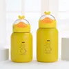 Water Bottles Children's Straw Cup 304 Stainless Steel Insulated Duck Billed Bouncing With Hand-held Large Belly