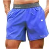 Lu Lu L Men Yoga Sports Shorts extérieur Fitness Shorts secs Séchés Couleur Solide Running Quarter Pant Designer Fashion Vêtements 88888