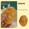 Decorative Flowers 5 Pcs Simulation Vegetable Props Model Small Potato Fake Resin Exquisite Modeling Ornament