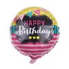 Party -Dekoration hohe Qualität 18 Zoll Alles Gute zum Geburtstag Ballon Aluminium Folienballons Helium Mylar Bälle für Toys SN2980