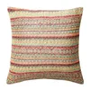 Cuscino in stile spagnolo lancio imitazione paglia Weaving 45x45 Copertura con tasselle a strisce cuscino arredamento per la casa