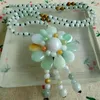 Decoratieve beeldjes Mooie Myanmar Jade ketting Hangen Jadeite Heronsbill Amulet Mala Bead Adorn Mascot