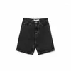 Męskie spodnie Polar Big Boy Shorts Y2K HARAJUU HIP HOP CARTOON GRAFIC GRAFIC Haft retro Blue Denim Gym Men Basketball