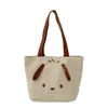 Kawaii canvas tas kuromi cinnamoroll dames schoudertassen casual grote capaciteit boodschappentas