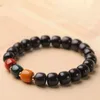 Strand Ebony Old Type Beads Diy Especificaciones de cuerda de mano suave 8 x 9 Adornos de rosario de hombres y mujeres Joyas Buddha Bead