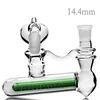 Mobius Double Ash Catcher Hookahs Accessori per fumo Accessori per fumatori Acqua di vetro Piatte di olio in gambo Gubbler Perc Precooler Flter Tips 14 mm