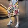 Pantalon de plage d'été pour hommes shorts de fleurs de mode rapide à séchage de glace de glace en porcelaine Chine-Chic Big Casual Crated