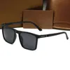 Designer zonnebrillen mannen zonnebrillen voor damesletter Zonneglazen sonnenbrillen UV Bescherming Clear full frame bril met eenvoudige mz146 H4