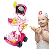 Zestaw do lekarza zabawek realistyczne udawanie grę stacji lekarza dzieci bawi się zestaw akcesoriów szpitalnych narzędzia pielęgniarki ubieraj się do gry 240410