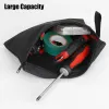 Bags 600D Oxford Fabric Hand Tool Bag Screws Nails Drill Bit Waterproof Tools Bags Canvas Instrument Case Organizer