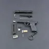 Giocattoli pistola 1 3 lega semi in lega QSZ92 Modello a pistola che lancia giocattolo staccabile giocattolo di pistola per ornamenti per portachiavi FINE FINEND PERSO PER RAGAZZI RAGGIO IN ADULTO T240428