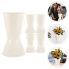 Decorative Flowers 5pcs Plastic Flower Stand Wedding Bouquet Holder Floral Base Shop Supplies