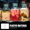 Bottiglie di stoccaggio in plastica kimchi jar sottaceto domestico verdura contenitore da cucina con copertina contenitori