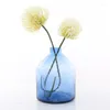 Вазы синий высокий полет грандиозные нордические цветочные вазы стеклян