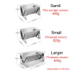 Grills Portable Folding Barbecue Grill Heating Stoves Multifunction Camping BBQ Grill Rack Net Firewood Stove Stainless steel BBQ Grill