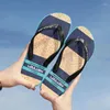 Slippers Men Flip Flip Slides 2024 Trend Summer Anti-Skid Man Out Outdoor Light Casual Beach Sandals House