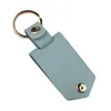 Carro de liga de alumínio de couro Diy Sublimation Transfer Photo Stick Keychain Tecl Pingnder Pingled Order