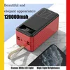 Power Banks del telefono cellulare 120A AH ALTA PROPRIETÀ A alta capacità 120W ULTRA ULTRA FAST FAST CHARGER PACCHIA PACCHIA PACCHIA PACCHIATURA ESTERNA J240428