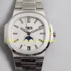 3 colori Super orologio per quadrante bianco maschile 40,5 mm Calendario annuale 5726 GR Factory Cal.324 S QA Lu 24 H 904L Bracciale d'acciaio automatico GRF Orologi meccanici automatici