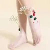 Сексуальные носки женские прозрачные сетчатые носки лодыжки женские ультратонкие шелковые чулки