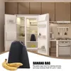 Sacs de rangement 210D revêtement argenté Sac de fruits frais imperméable Banana Kitchen Fridge Vegetable pour garder les bananes