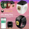 Smart Tasbih Tally Digital Counter для мусульман Tasbeeh Zikr Ring 5 Молитвенное время напоминание о вибрации водонепроницаемое интеллектуальное кольцо 240422