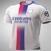 24 25 Maillot de foot DEMBELE Soccer JerseyS Lyonnais CAQUERET OL AOUAR BARCOLA CASTELLO JR Fans Player football shirts man lyon kids kits 2024 2025 TRAORE SARR