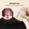 Bouteille d'applicateur de peigne de brosse de masseur de cuve rouge Light Red pour les produits de croissance des cheveux Huile APPLICATEUR ANTI-HEIRS PERSE 240418