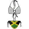 Set Bikini Jamaica Jamaican Flag Flag Raggae mignon exotique Bikinis Humour de maillot de bain de haute qualité.