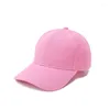 قبعات واسعة الحافة Soild Color Caps الأطفال ذروتهم الموضة غير الرسمية للجنسين للجنسين.