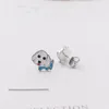 Studörhängen koreansk version enkel söt hund färg djur eleganta kvinnors barn modesmycken födelsedagspresent