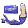 Dress Shoes Italian And Bags Matching Set Decorated With Rhinestone Wedding Bride Shoe Bag For Party In Women Nigerian