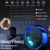 Smart Ring Health Monitor for Men Women Bluetooth Bloeddruk Hartslag Slaap IP68 Waterdichtrose Gold 240423